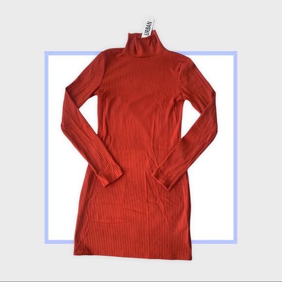Urban outfitters long sleeve mini dress turtleneck!